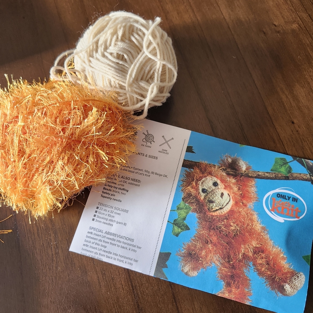 Monkey knit kit - Picture 2 of 3